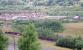 A train of empty coil wagons on the reversing spur above the new yard at Ebbw Vale Steelworks (the yard can be seen above the train). The remaining part of the works was to the right. View looks south west.<br><br>[Ewan Crawford //2001]