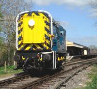 BR Class 09 D3668 working passenger trains on the Swindon and Cricklade Railway on 22 April 2017.<br><br>[Peter Todd 22/04/2017]
