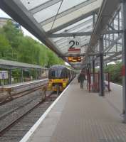 Despite being hugely reduced in size, Bradford Forster Square is still a large three platform station. This view looks north.<br><br>[John Yellowlees 06/05/2017]