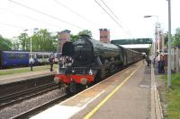 60103 <I>Flying Scotsman</I> heads south through Leyland on 16 May 2017 while working the Edinburgh to Crewe (via the S&C) leg of the fourth day on the 'Cathedrals Express' railtour.<br><br>[John McIntyre 16/05/2017]