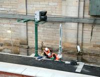 New signalling being installed at Waverley in November 2006 on the the under-construction 'Balmoral' through platform on the north side of the station.<br><br>[John Furnevel 25/11/2006]
