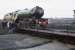 4771 'Green Arrow' backs off the turntable at Perth Yard.  7th April 1986.<br><br>[Graeme Blair 07/04/1986]