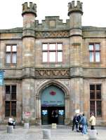 Welcome to Paisley Gilmour Street - main northside station entrance in July 2005.<br><br>[John Furnevel 30/07/2005]