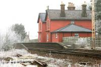 Looking north from the former goods yard towards Thornhill station on a cold and frosty 31 January 2006. <br><br>[John Furnevel 31/01/2006]
