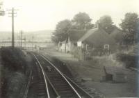 View from guards van of last train from Comrie. [See image 15799]<br><br>[John Robin 04/07/1964]