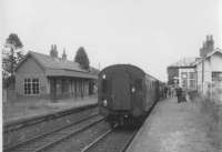 Last train about to depart.<br><br>[John Robin 04/07/1964]
