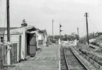 Crook of Devon station on the Devon Valley line.<br><br>[John Robin 07/06/1963]