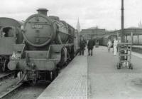 44931 ready to leave Aberdeen with the Postal for Glasgow.<br><br>[John Robin 24/08/1963]