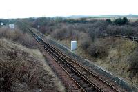Cawburn Junction looking west to Bathgate. From here the passenger line is single track.<br><br>[Ewan Crawford //]