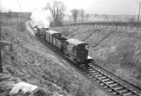 The Langholm branch freight photographed near Gilnockie in 1965. <br><br>[Bruce McCartney //1965]