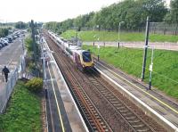 CrossCountry Trains 1708 Edinburgh Waverley - Birmingham New Street runs south through Musselburgh on 5 August 2017.<br><br>[Andy Furnevel 05/08/2017]