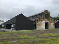 A goods shed, formerly in the Forthside Barracks complex, is now a building conservation centre run by Historic Environment Scotland. The building has displays, activities and events of interest to adults and young people alike. [Editor's note: the building is inappropriately named The Engine Shed never having been a locomotive shed.]<br><br>[Colin McDonald 04/08/2017]