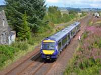 170411 passes Greenloaning station, closed in 1956, on 23rd Agust 2017.<br>
<br>
<br><br>[Bill Roberton 23/08/2017]