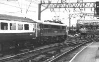 Comings and goings at Glasgow Central. WCML services to and from Euston about to cross in the summer of 1981.<br><br>[John Furnevel 18/08/1981]