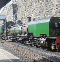 Seen at the new Caernarfon station. This is the 1997 terminus of the Welsh Highland Railway.<br><br>[John Yellowlees 20/06/2017]