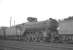 Scene at Kingmoor shed on Saturday 3 July 1965, with Waverley Route regular 60835 amongst the locomotives in the yard. The St Margarets based V2 was less than 3 months from withdrawal at this time. The locomotive once carried what is claimed to be the longest name on a BR steam locomotive [see image 32510].<br><br>[K A Gray 03/07/1965]