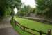 Looking south at Higher Poynton on 03 September 2017 with both platforms extant and the trackbed a well manicured lawn. The former line has been converted into a long distance trail, the Middlewood Way  between Marple and Macclesfield.<br><br>[John McIntyre 03/09/2017]