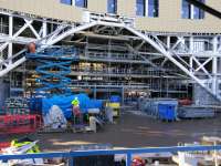 The new entrance to Dundee station takes shape on 25 October. This is part<br>
of a larger development transforming this area.<br><br>[David Panton 25/10/2017]