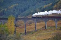 K1 62005 crossing Glenfinnan Viaduct with The Jacobite on 19 October.<br><br>[Bill Roberton 19/10/2017]