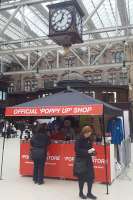 Official 'Poppy up' Shop at Glasgow Central.<br><br>[John Yellowlees 03/11/2017]