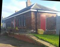 The surviving building at Haddington station is now the home of Lamp House Music.<br><br>[John Yellowlees 22/10/2017]