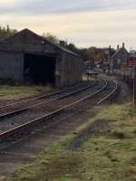 Keith Junction Excursion Platform looking towards Keith Town on 7th November 2017. This is now mainly used for stabling of the Royal Scotsman train.<br>
<br>
<br><br>[Caleb Abbott 07/11/2017]