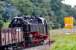 A blur of speed - HSB 99 222 approaching Wernigerode with the 15:53 train from Drei Annen Hohne on 19 September 2017!  This locomotive features on the tickets for the Wernigerode-Brocken Summit service [See image 61132] and [See image 61119] for a note on its unique, cylindrical feed-water heater.<br><br>[Norman Glen 19/09/2017]