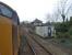 Dalton Junction signalbox, seen from the passing 2C47 Preston to Barrow-in-Furness service on 13th November 2017. 37402 is just passing the tracks that diverge right towards Park South Junction. This short line, a few hundred yards long, allows direct freight trains and excursions to avoid the lengthy detour through Barrow station. <br><br>[Mark Bartlett 13/11/2017]