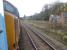 What appears to be the old Ulverston platform is visible in the undergrowth as the Preston to Barrow train rounds the curve at Furness Abbey on 13th November 2017. The station closed in 1950 and the Barrow platform, which was staggered and on the other side of the level crossing, has been completely removed.  <br><br>[Mark Bartlett 13/11/2017]