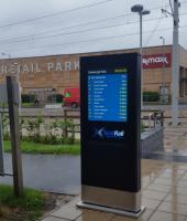 Real time bus information at Edinburgh Park. Impressive eh?<br><br>[John Yellowlees 30/06/2017]
