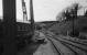 Swanage station looking towards Wareham in May 1984 with the engine shed and turntable beyond the bridge to the right.<br><br>[John McIntyre /05/1984]