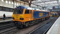 I was surprised to see GBRf 92028 stabled on the centre siding at Waverley on 7th March 2018.<br>
<br><br>[David Prescott 07/03/2018]