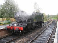 A visitor to the Bluebell Railway in 2008 - 'Large Prairie' 2-6-2T No.5199.<br><br>[Hamish Baillie 30/10/2008]