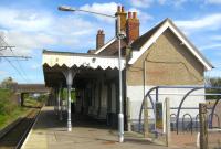 <h4><a href='/locations/B/Burnham-on-Crouch'>Burnham-on-Crouch</a></h4><p><small><a href='/companies/'/New_Essex_Branch,_Wickford_to_Southminster_Great_Eastern_Railway'>'New Essex' Branch, Wickford to Southminster (Great Eastern Railway)</a></small></p><p>Burnham-on-Crouch station on the Crouch Valley Line in Essex looking towards Southminster, on 5th April 2014. This is another branch station where the canopy has been cut back during electrification See image <a href='/img/28/336/index.html'>28336</a> from 1978. [Ref query 18 December 2018]  3/8</p><p>05/04/2014<br><small><a href='/contributors/David_Bosher'>David Bosher</a></small></p>