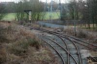 Kincardine loses its track; preparations for re-opening the line see the old power station loop being lifted.<br><br>[Ewan Crawford //]