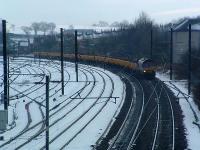 Approaching Ferryhill Junction (NE England) from the south.<br><br>[Ewan Crawford 29/02/2004]