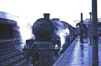 45660 at Kilmarnock on Leeds to Glasgow train.<br><br>[John Robin 24/07/1965]