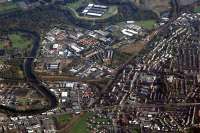 Aerial view of Rutherglen looking east.<br><br>[Ewan Crawford //]