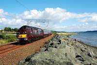 The <i>Royal Scotsman</i> approaching Cardross from the east.<br><br>[Ewan Crawford //]