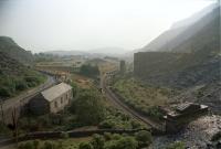 Site of the original Blaenau Ffestinoig station before the LNWR extended into the town.<br><br>[Ewan Crawford //]