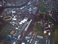 Aerial view of Polmadie Depot looking east.<br><br>[Ewan Crawford //]