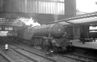 V2 60913 ready to leave Carlisle on 1 February 1964 having recently taken over the 9.25am Crewe - Perth.<br><br>[K A Gray 01/02/1964]