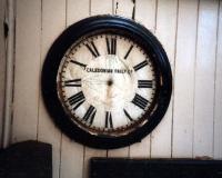Station clock at Shawlands with helpful hand-drawn hands.<br><br>[Ewan Crawford //]