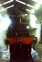 End of a hard working day at Tom na Faire. Steam and evaporating rain. Access by kind permission of British Rail.<br><br>[Ewan Crawford //]