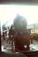 Steam engine and a mere 37 at Tom na Faire. Access by kind permission of British Rail.<br><br>[Ewan Crawford //]