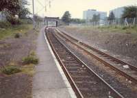 Corkerhill station before re-opening looking west.<br><br>[Ewan Crawford //1987]