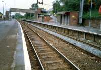 Garrowhill station looking east.<br><br>[Ewan Crawford //1987]