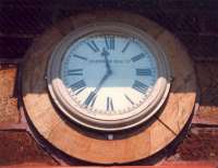 Station clock at Cardross. Caledonian Railway Co?<br><br>[Ewan Crawford //1987]