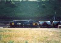 37423 heads south to Mossend with an oil train.<br><br>[Ewan Crawford //1987]