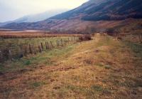 Looking east from the bufferstop at Crianlarich Lower.<br><br>[Ewan Crawford //1987]